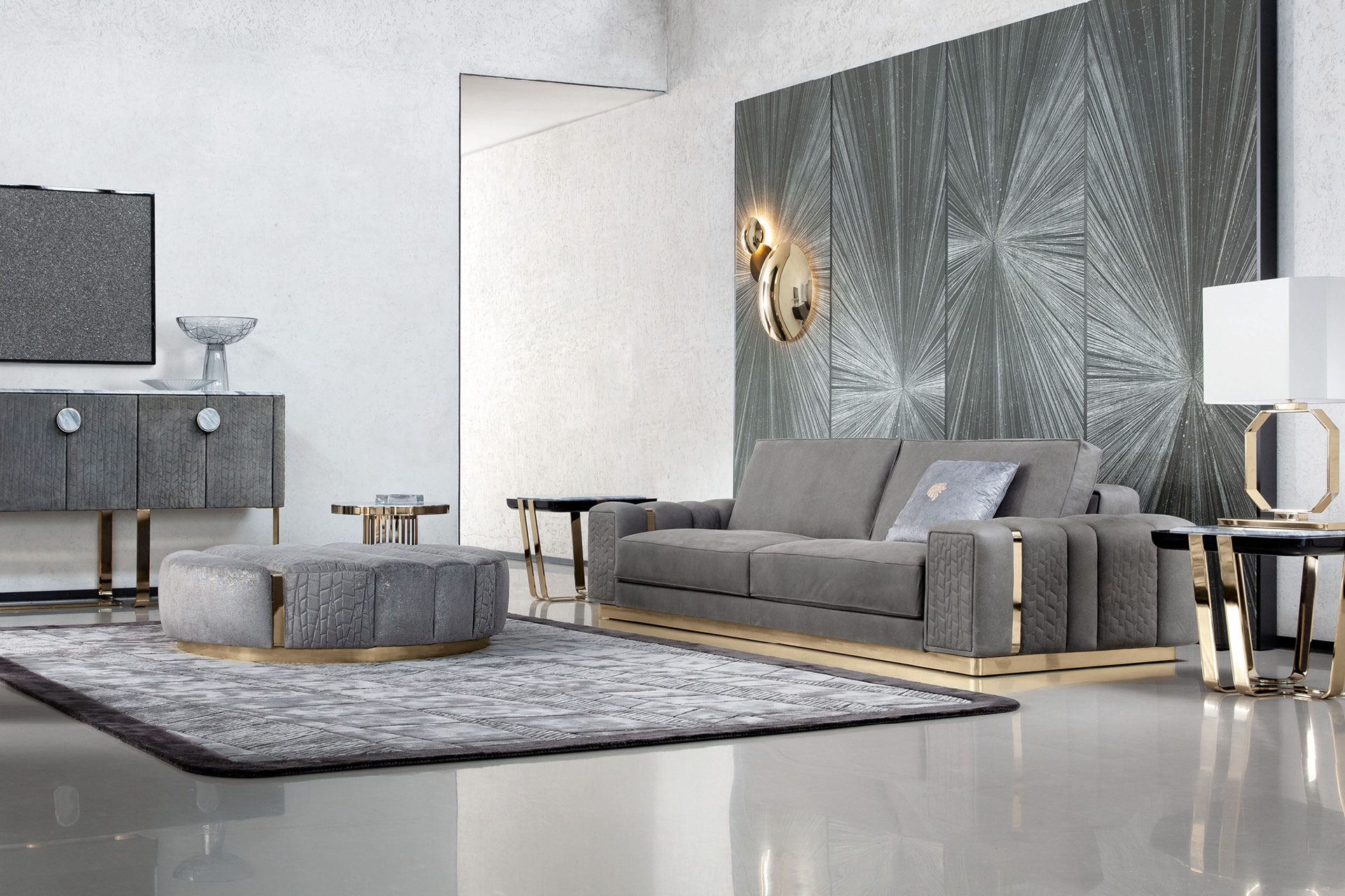 GRST231 Charisma круглый пуфик - giorgio collection - Вид №1