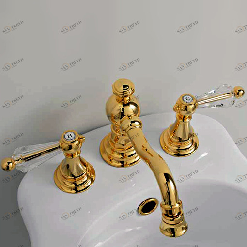 Смеситель для биде на 3 отв. SBDT-CC-xx Eurodesign Crystal SBDTCCXX