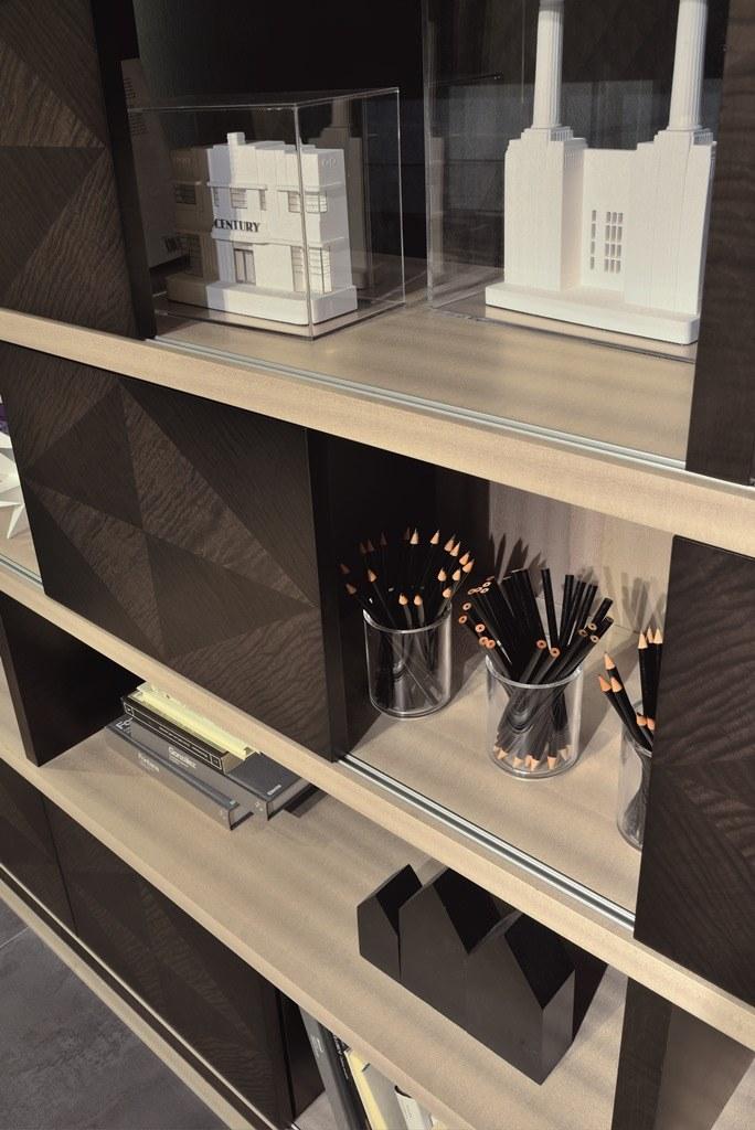 Carpanelli Открытый книжный шкаф с подсветкой Desyo Lb47 - Вид №3