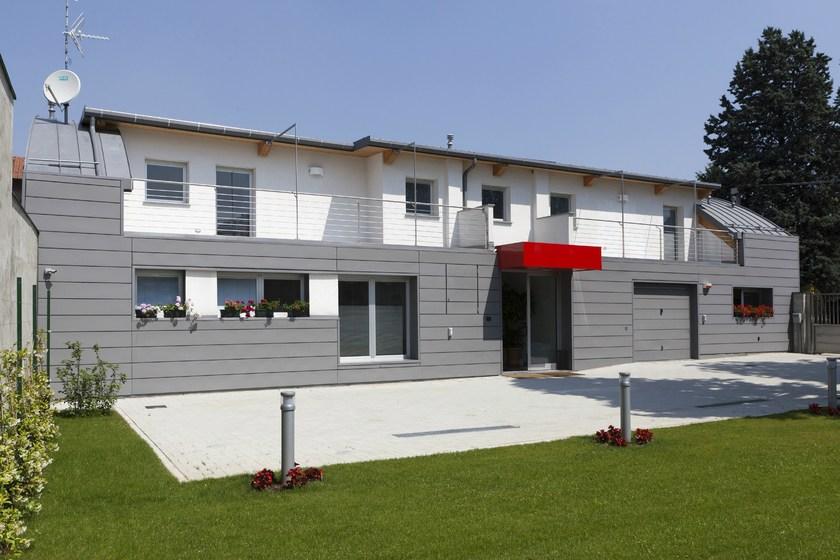 VMZINC Вентилируемый фасад из титан-цинка с ламелями sun-id-1390022 - Вид №23