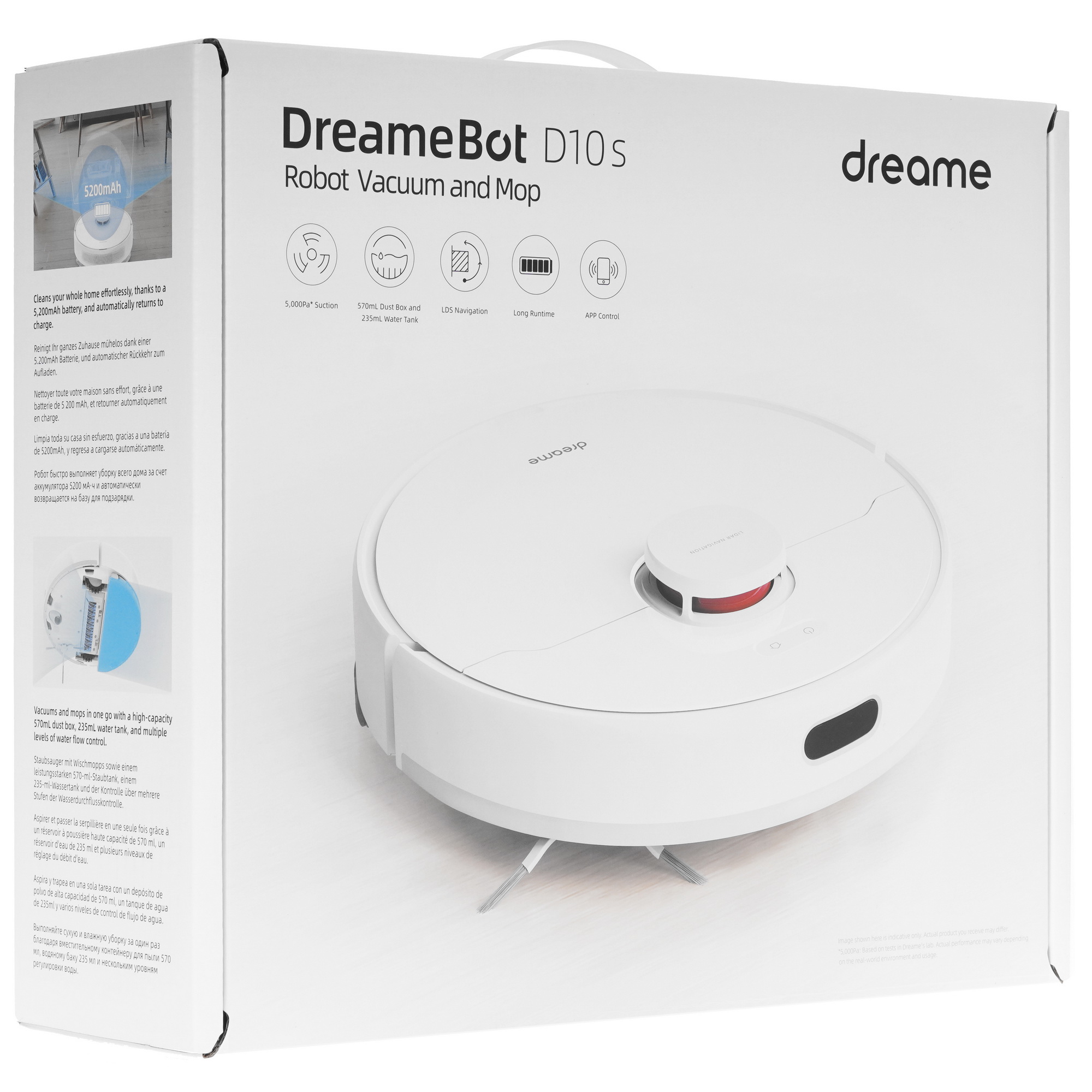 5094018 Робот-пылесос Dreame D10s белый STDN-0028459 - Вид №9