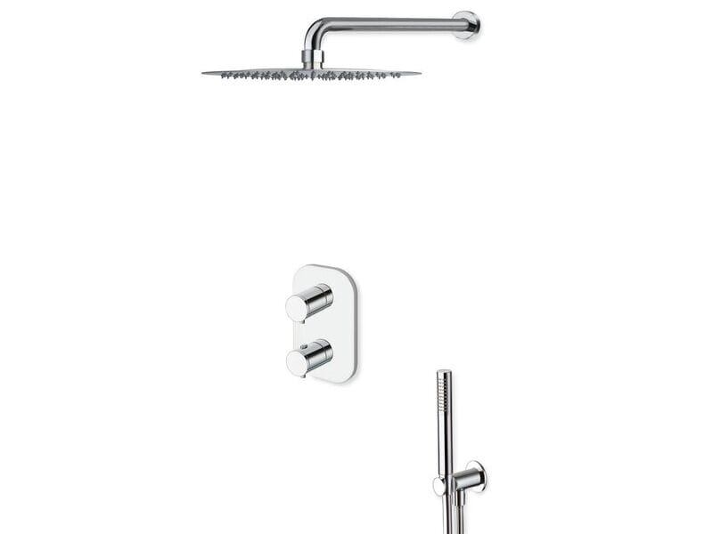 Открытый термостатический набор для душа с ручным душем CRISTINA Rubinetterie дополнения-выбор ARCH-00140526
