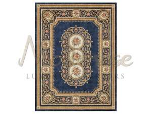 Шелковый прямоугольный ковер