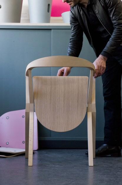 BD Barcelona Design Складной деревянный стул с подлокотниками Extrusions sun-id-1360376 - Вид №5