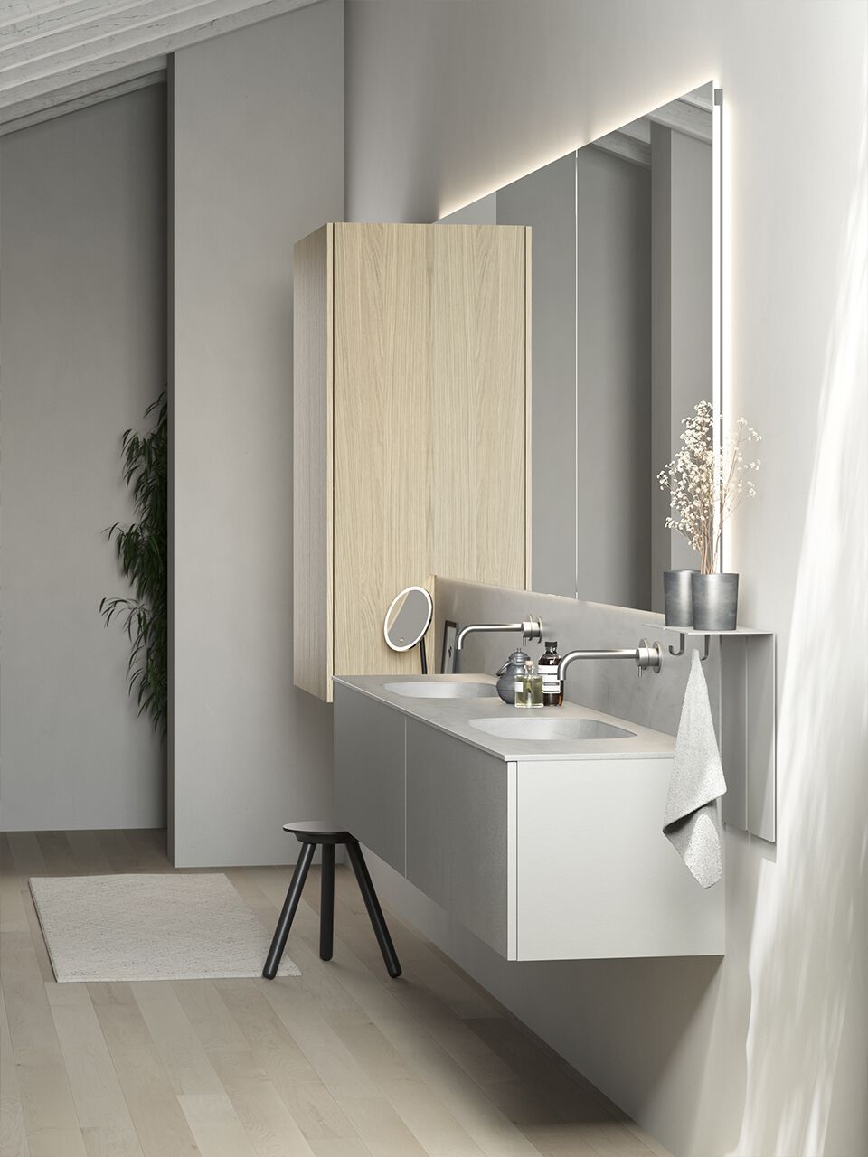 Шкаф для умывальника / полная мебель для ванной комнаты Rexa Interlude ARCH-00102649 - Вид №5