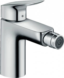 71200000 Logis Смеситель для биде 100, однорычажный, со сливным гарнитуром Hansgrohe