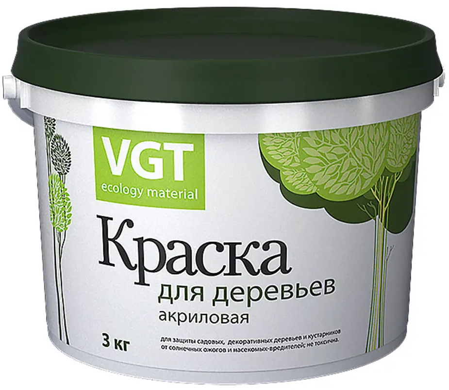 90539830 Краска для садовых деревьев VGT 14218 ВД-АК-1180 3 л STLM-0271793