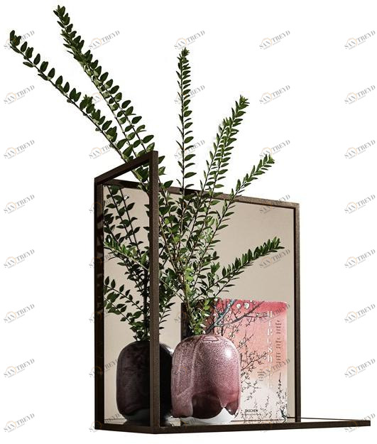 Sovet italia Квадратное настенное зеркало с полкой Helia sun-id-1422689