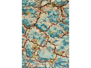 Прямоугольный шерстяной ковер