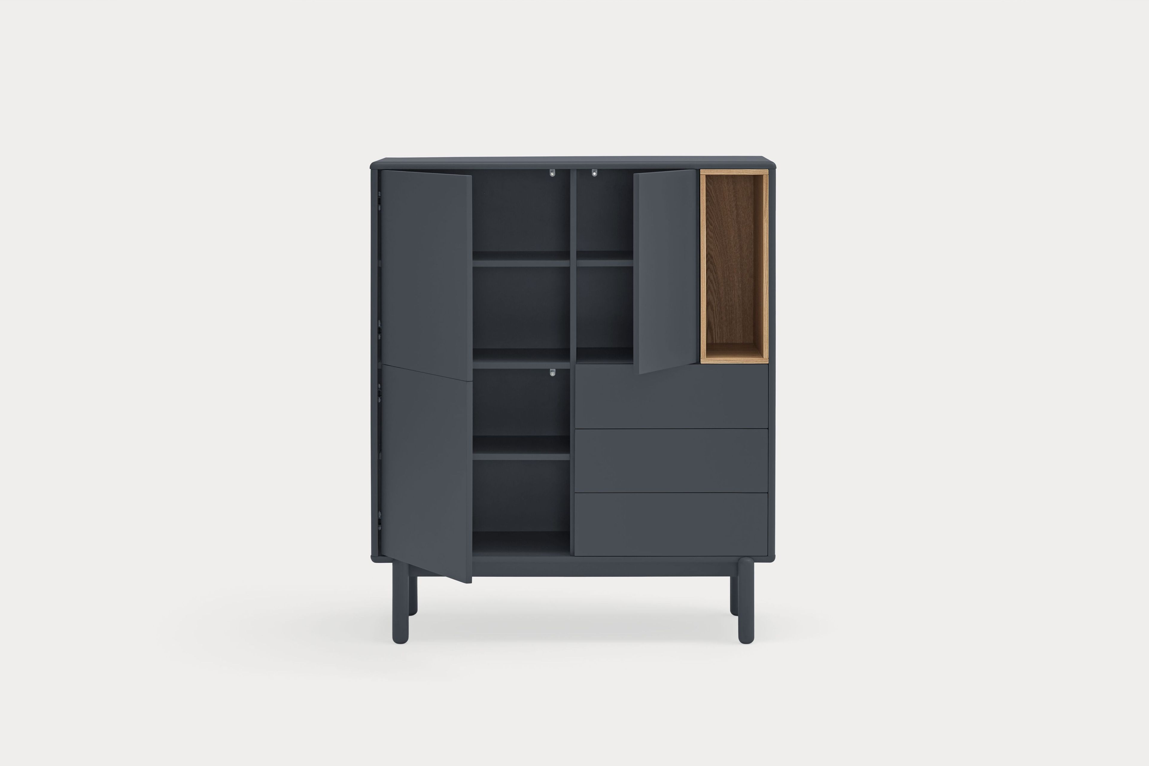 Шкаф из МДФ с распашными дверцами и ящиками TEULAT Corvo ARCH-00150024 - Вид №7