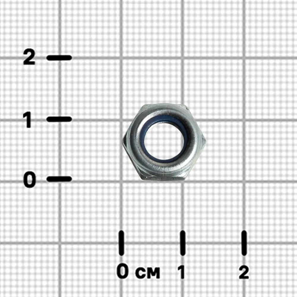Гайка самоконтрящаяся М8 DIN 985 сталь оцинкованная на вес 89408347 STLM-2025209 Santreyd  - Вид №1