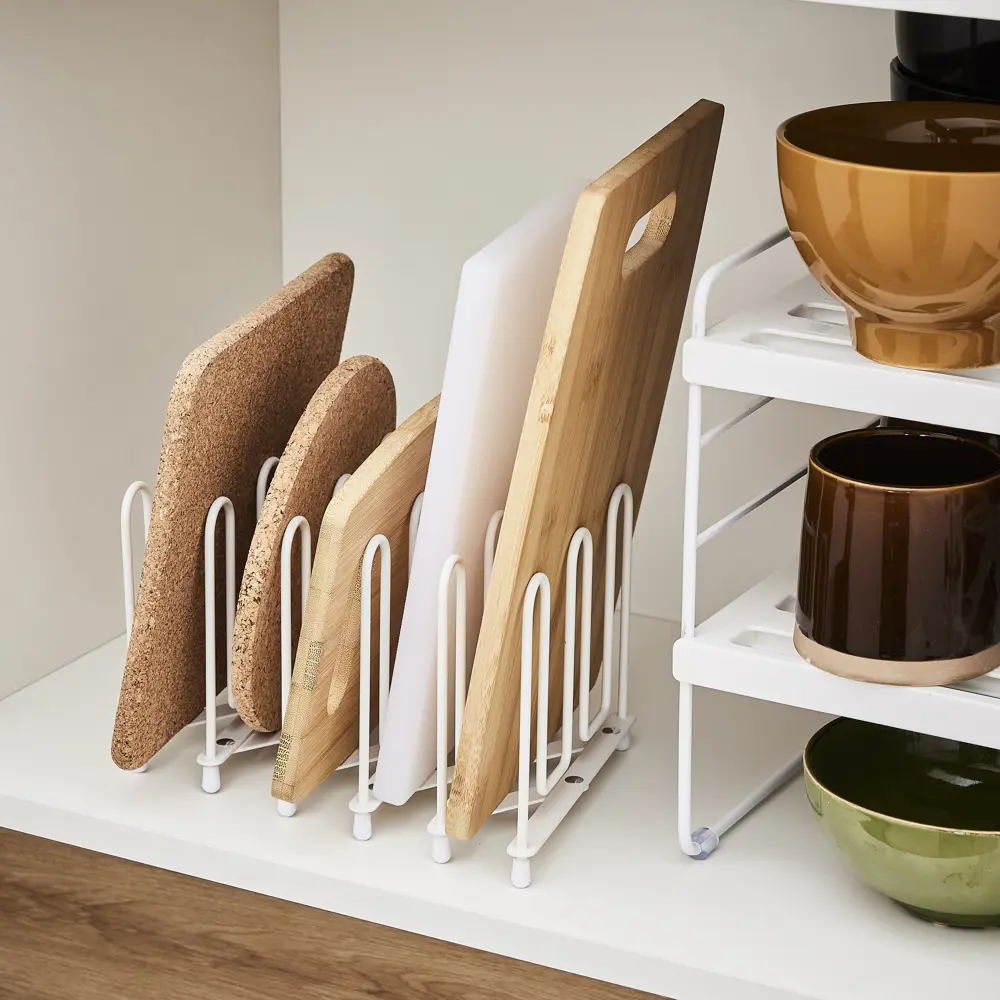 Раздвижная подставка для крышек и сковородок Delinia 71x13x13 см 87823037