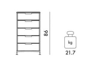 Офисный комод из ПММА Kartell MOBIL ARCH-00027021 - Вид №166