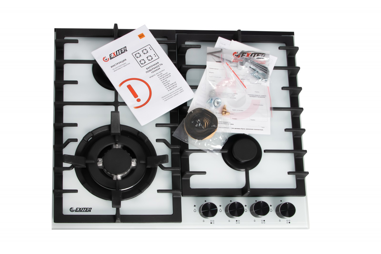 9240881 Газовая варочная поверхность EXITEQ EXH-204 STDN-0104534 - Вид №6