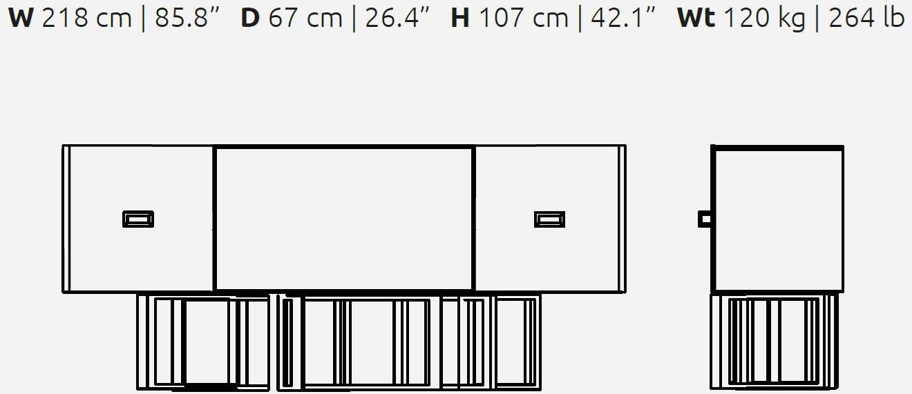 Porustudio Комод из дуба с распашными дверцами sun-id-1369926 - Вид №4