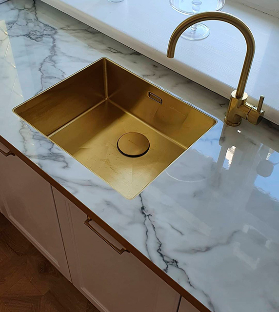 Столешницы для кухни - Мрамор бианко LIGRON LIST403 318 - Вид №30