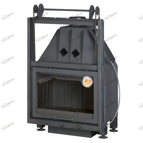 Каминная топка Экокамин АЛЬФА 700КВ с контргрузом 5846