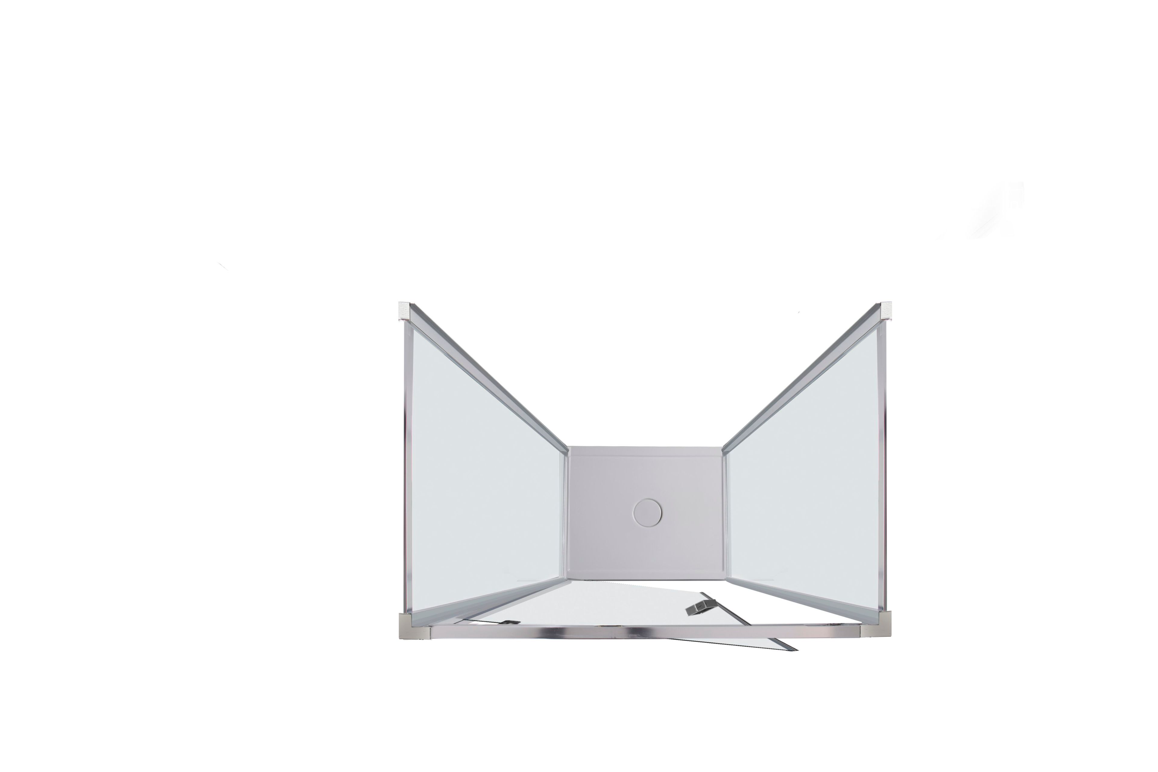 Алюминиевая и стеклянная душевая кабина с распашной дверью TAMANACO FPB40 ARCH-00099760 - Вид №7