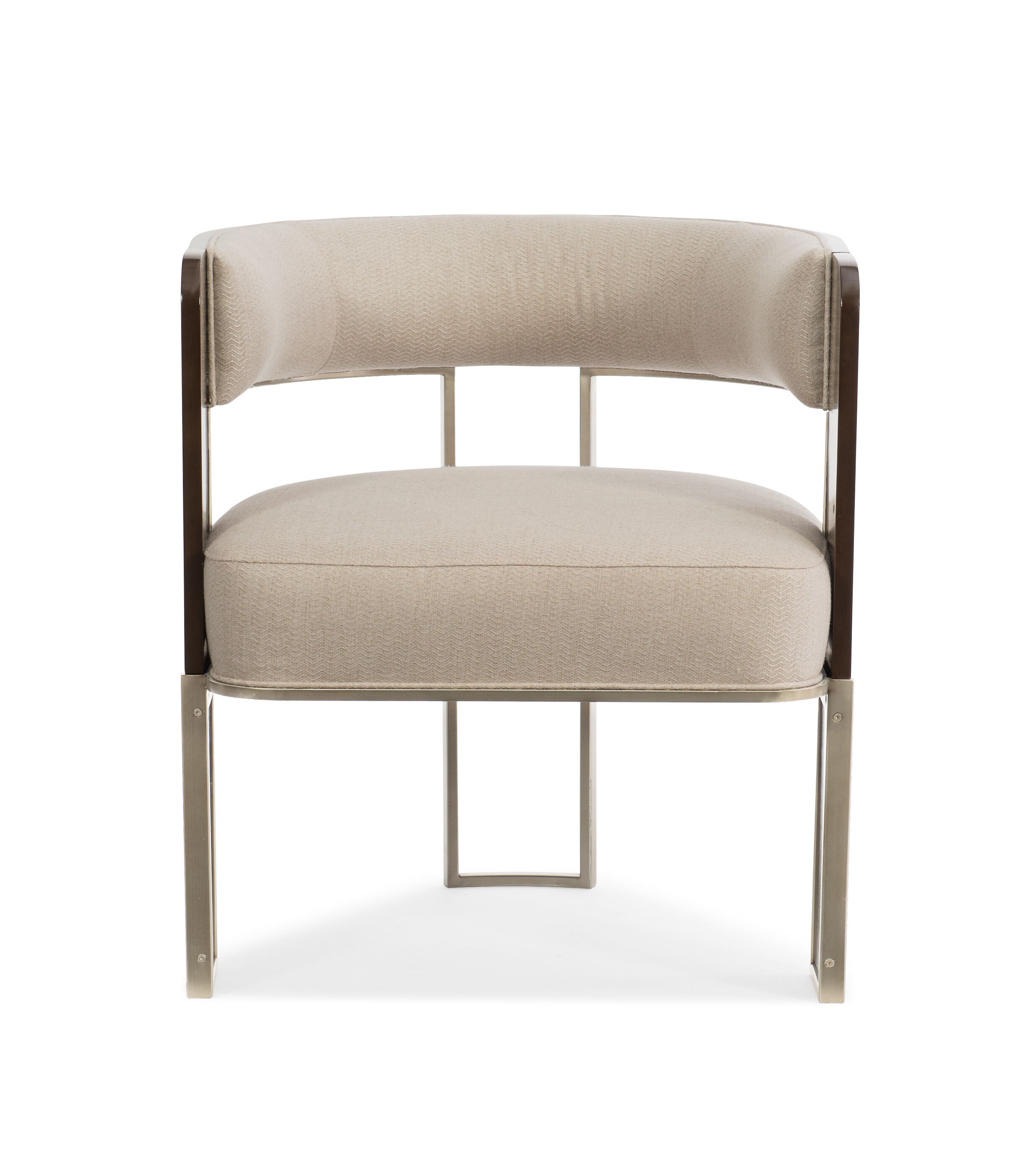 Мягкий тканевый стул с подлокотниками Caracole Streamline ARCH-00084694 - Вид №4