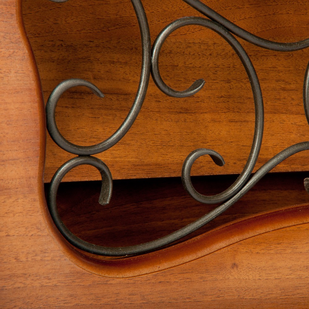 11170 Тумба для обуви с полкой Ренессанс 3 Орех BOGACHO 4627138239094 - Вид №6