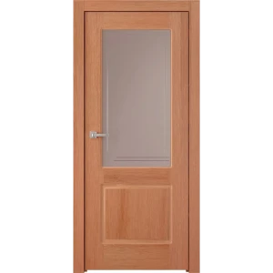 Дверь межкомнатная Бристоль остекленная шпон цвет дуб американский 90x200 см