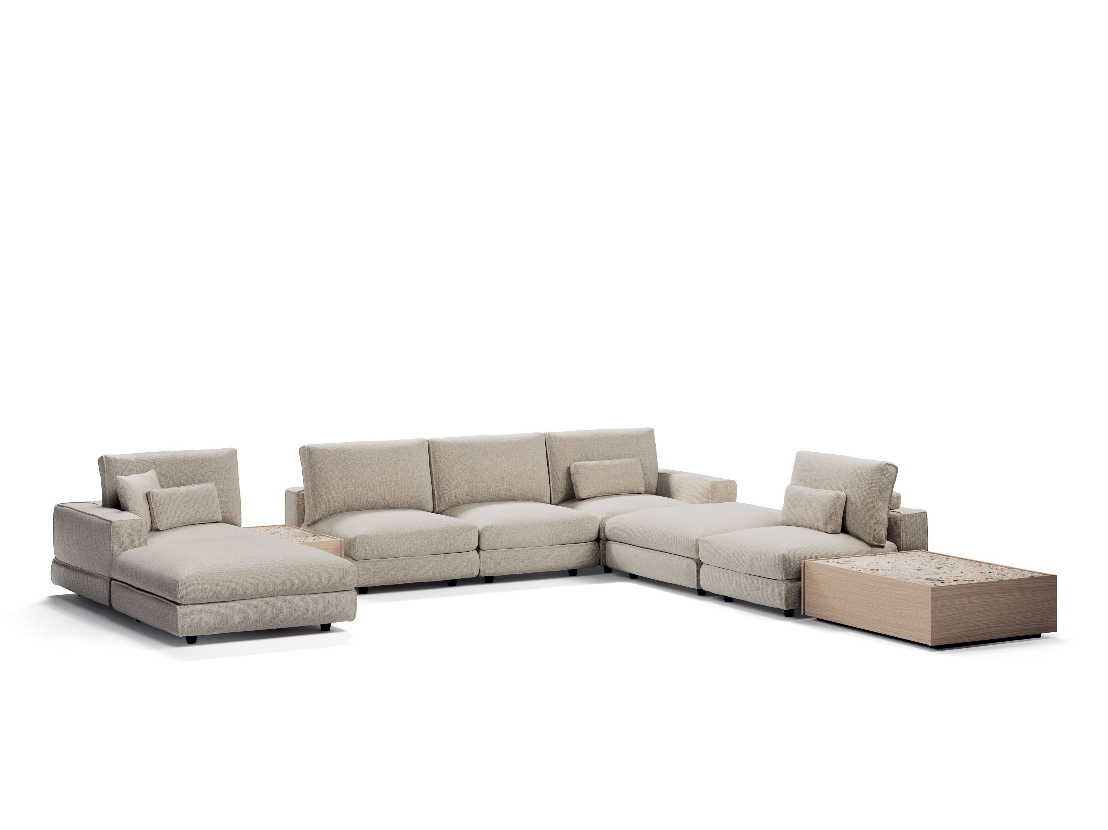 Угловой диван из ткани Kico Living Complements ARCH-00115212