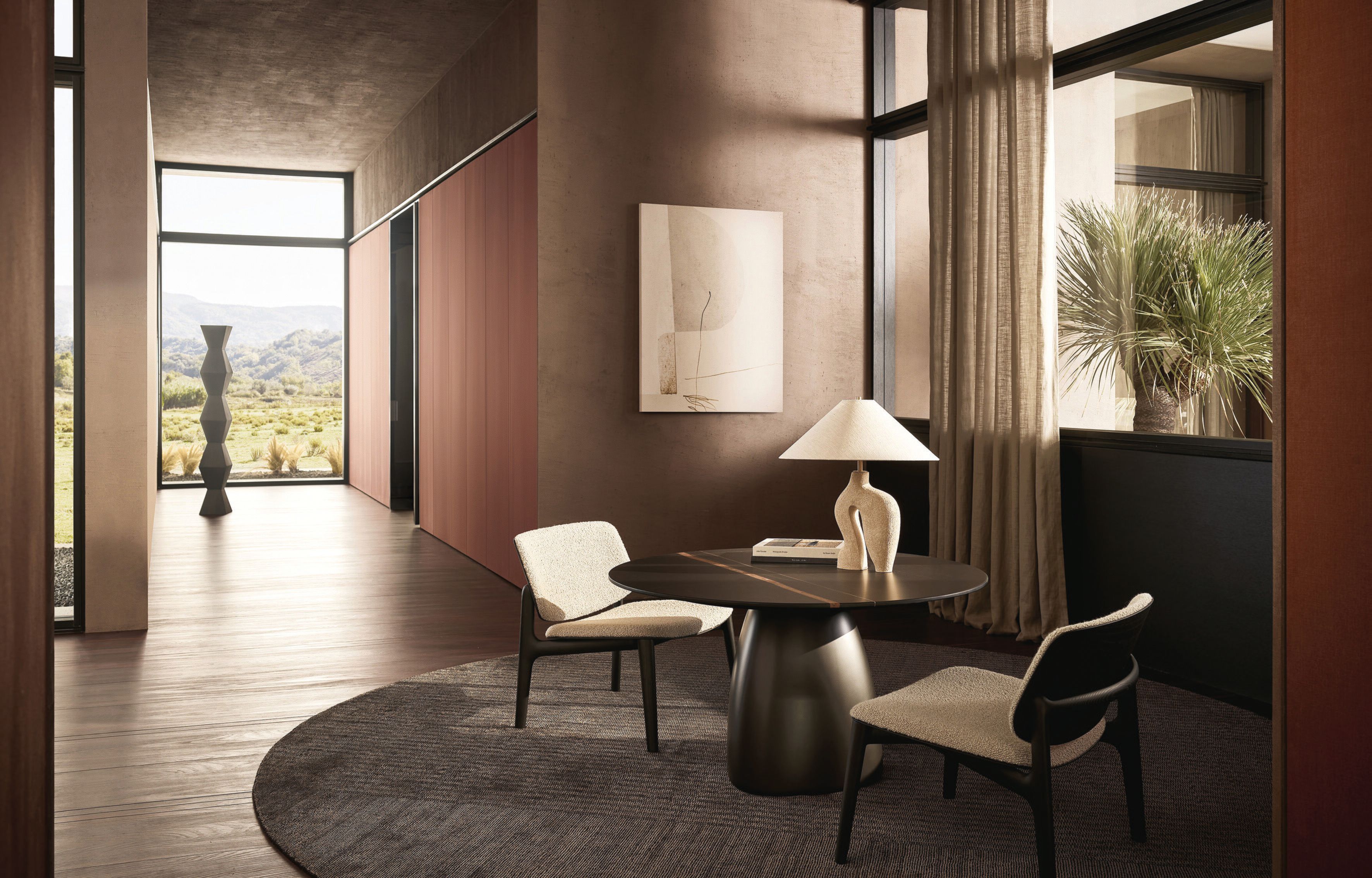 Прямоугольный мраморный стол Poliform MONOLITH ARCH-00123856 - Вид №1