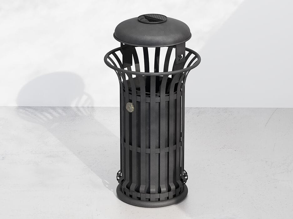 Корзина для мусора с пепельницей DIMCAR ARCH-00025390 - Вид №1