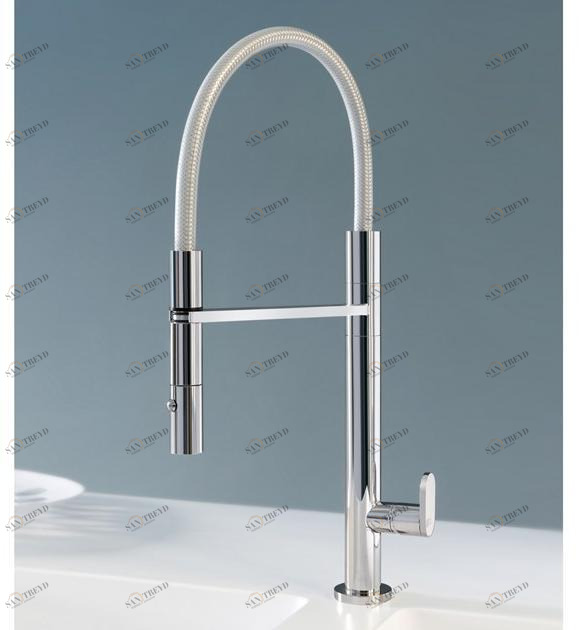 Quadrodesign Смеситель для кухни с ручным душем Kitchen brass sun-id-1377294