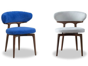 Мягкий стул из массива дерева