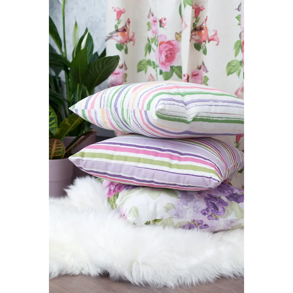 Подушка декоративная «Цвета радуги» 40х40 см мультиколор Altali STLM-2137509 - Вид №5