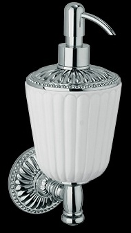 AA128 Дозатор для жидкого мыла, настенный, керамический 0,45 л bagno&associati AIDA