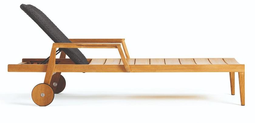 Ethimo Садовая кушетка из тикового дерева Knit Knitle01 - Вид №1