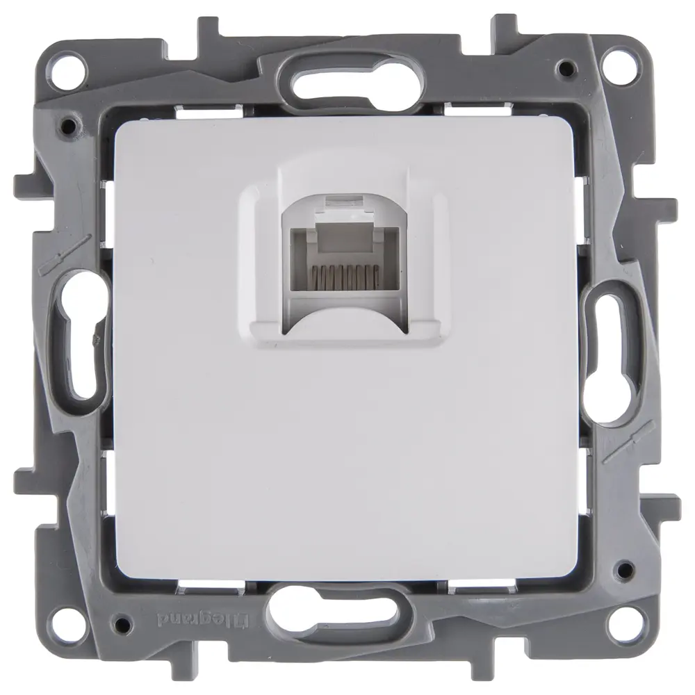 Розетка компьютерная Jung EcoProfi цвет белый STLM-2055625 - Вид №1