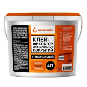 91612046 Клей монтажный Uniklebe 117 для напольных покрытий 3 кг STLM-0888791