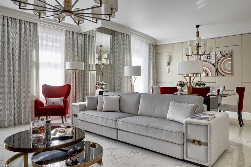 Stylish Club 3-х местный бархатный диван Sublime Scf.s07 - Вид №1