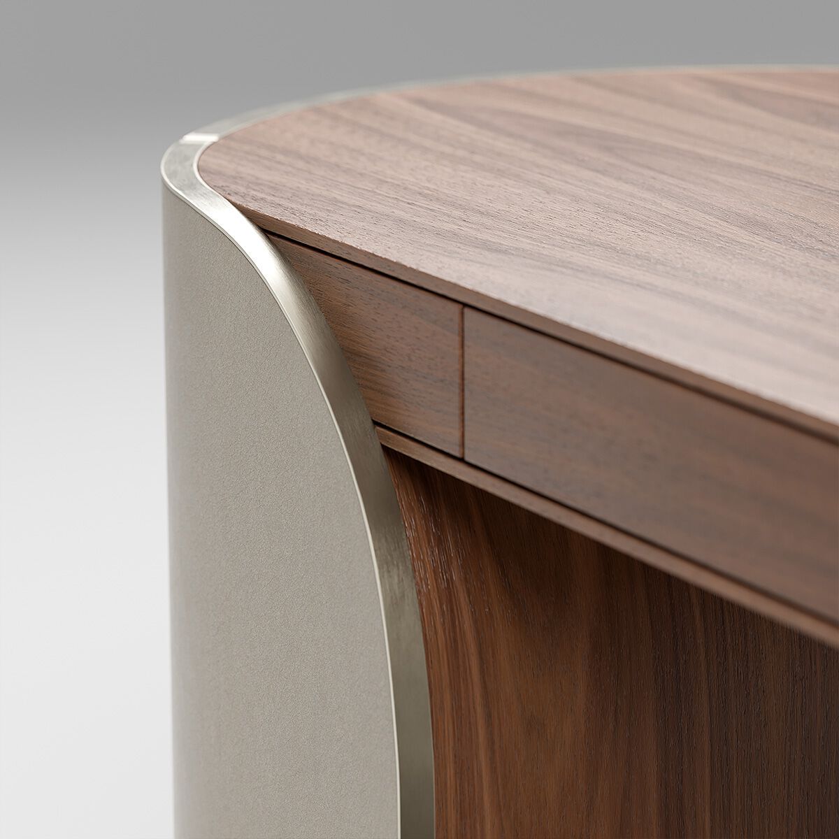 Кожаный стол с ящиками Capital Collection Duna ARCH-00048606 - Вид №1