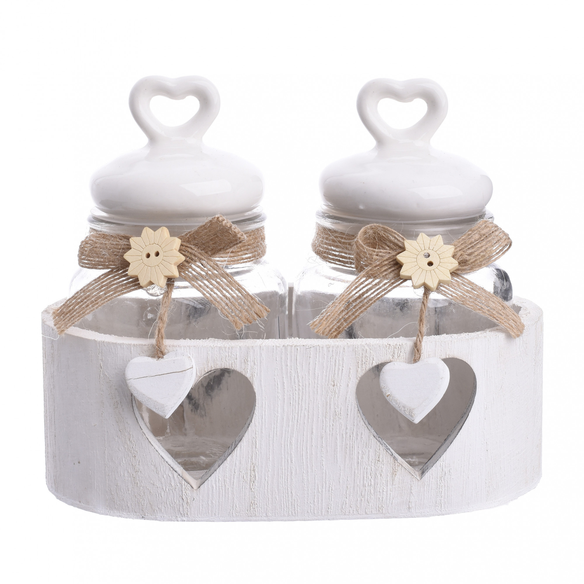 3860369.0030 набор из 2 банок (в корзине) TO4ROOMS 