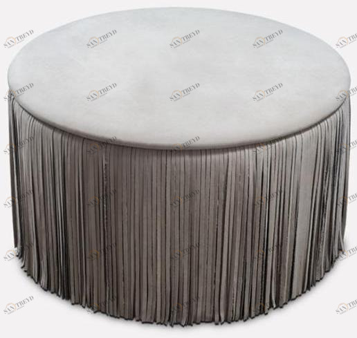 MORADA Круглый пуф из нубука Taglia Taglia otr