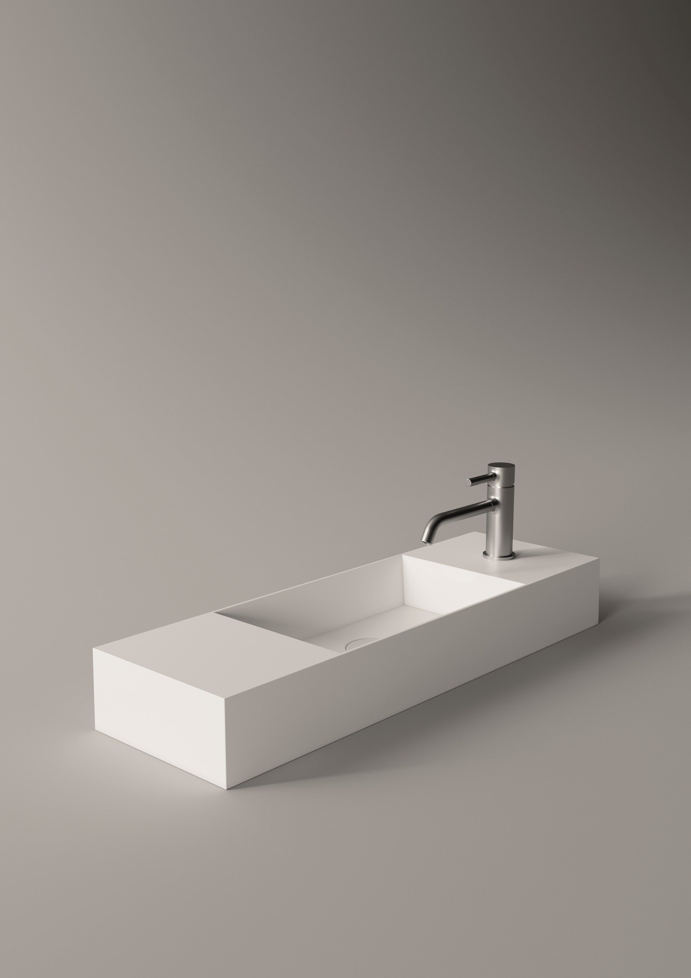 Керамическая прямоугольная столешница для мытья рук Alice Ceramica Шпион ARCH-00126165 - Вид №8