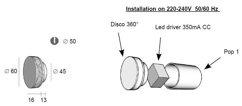 Настенный светодиодный маркер BEL-LIGHTING DISCO ARCH-00109699 - Вид №4