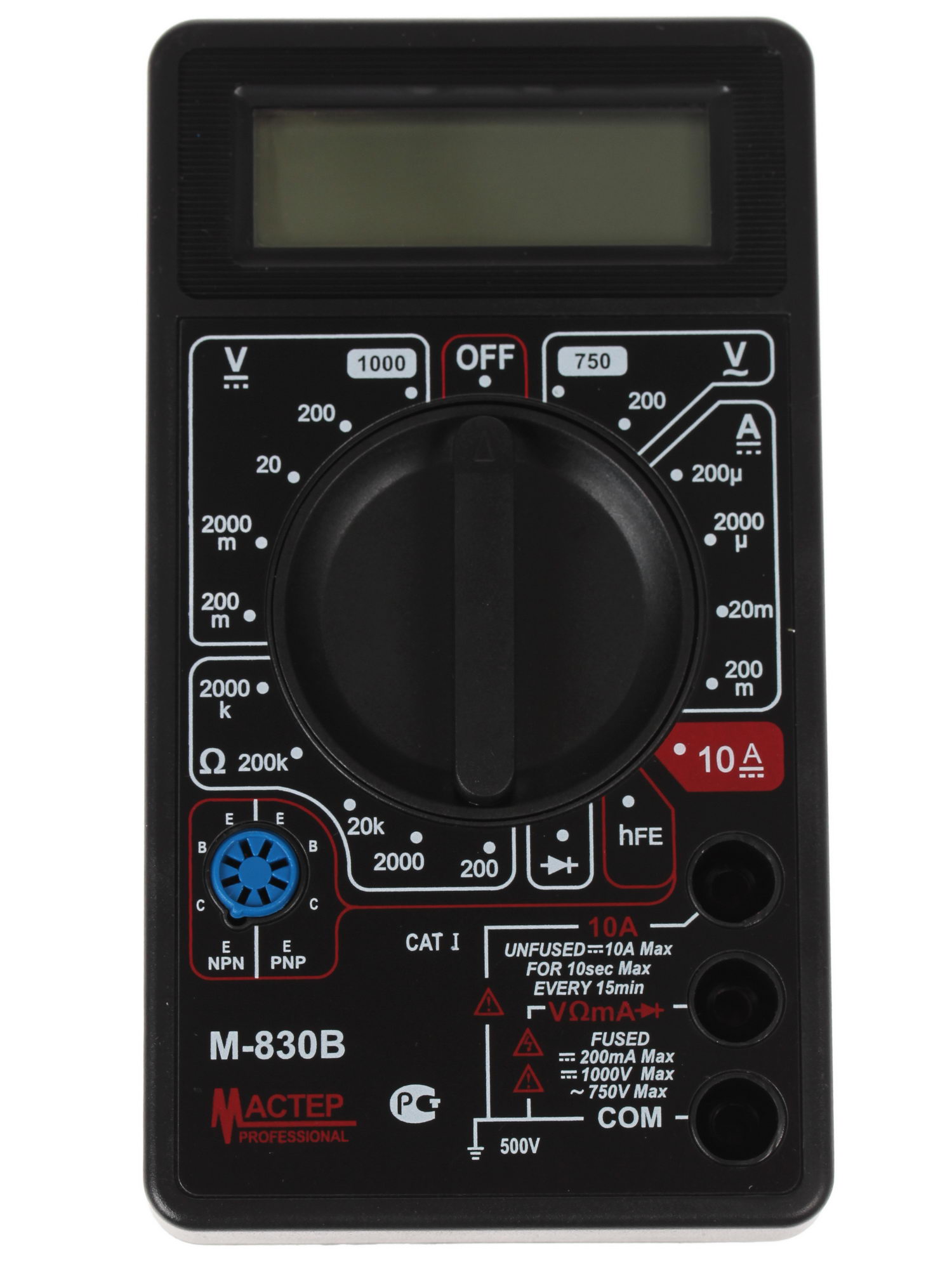 Мультиметр Master Professional M830B 1063067 STDN-0087930