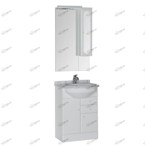 Комплект мебели Aquanet Марсель 60 белый 00161091