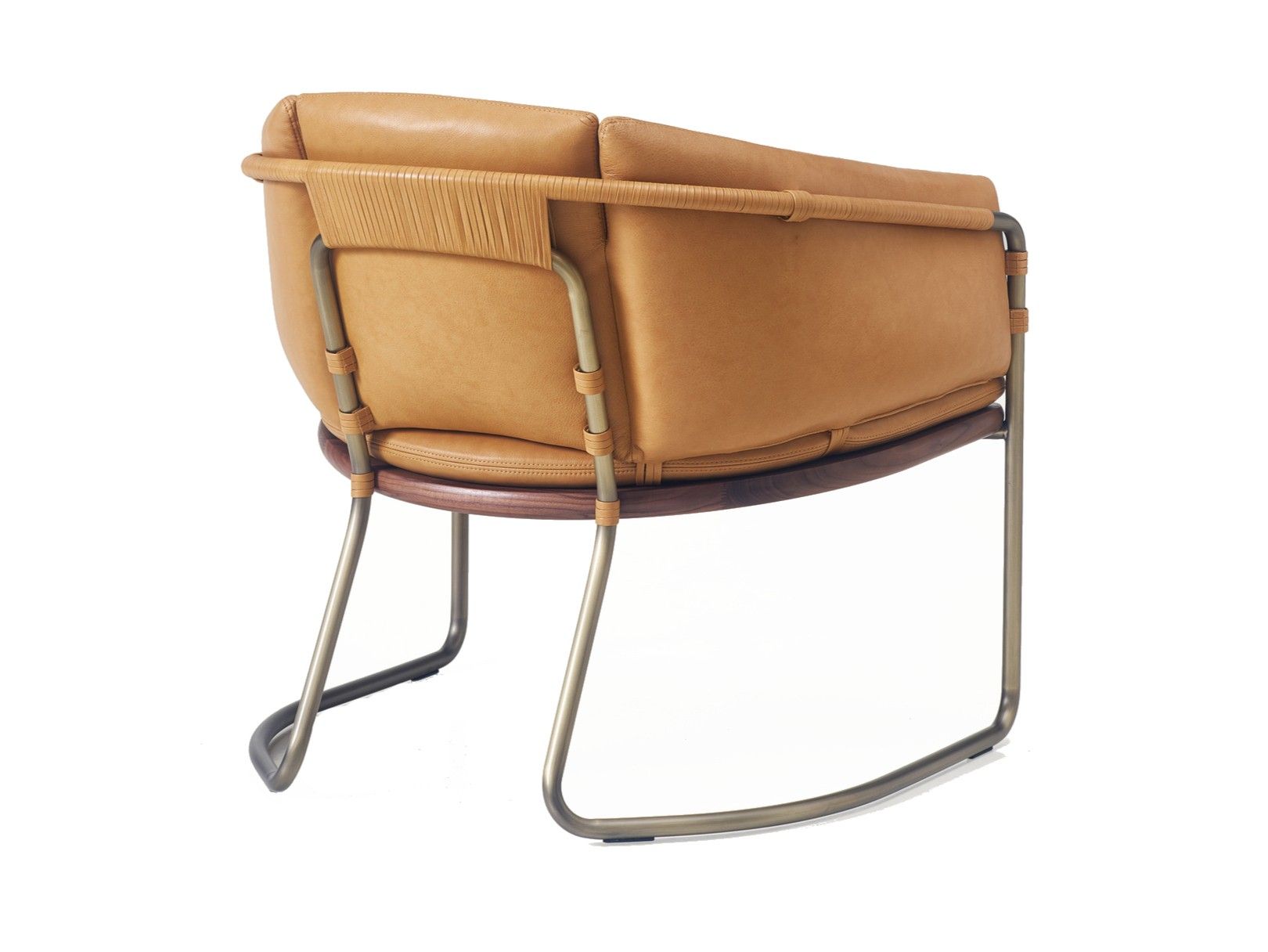 Мягкое кожаное кресло с подлокотниками BassamFellows ARCH-00068952 - Вид №15