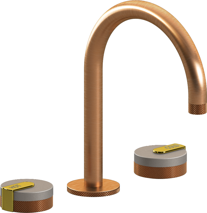 E-11512-R1SN-L1PB-BRG Смеситель для умывальника на 3 отвертия GRAFF MOD+