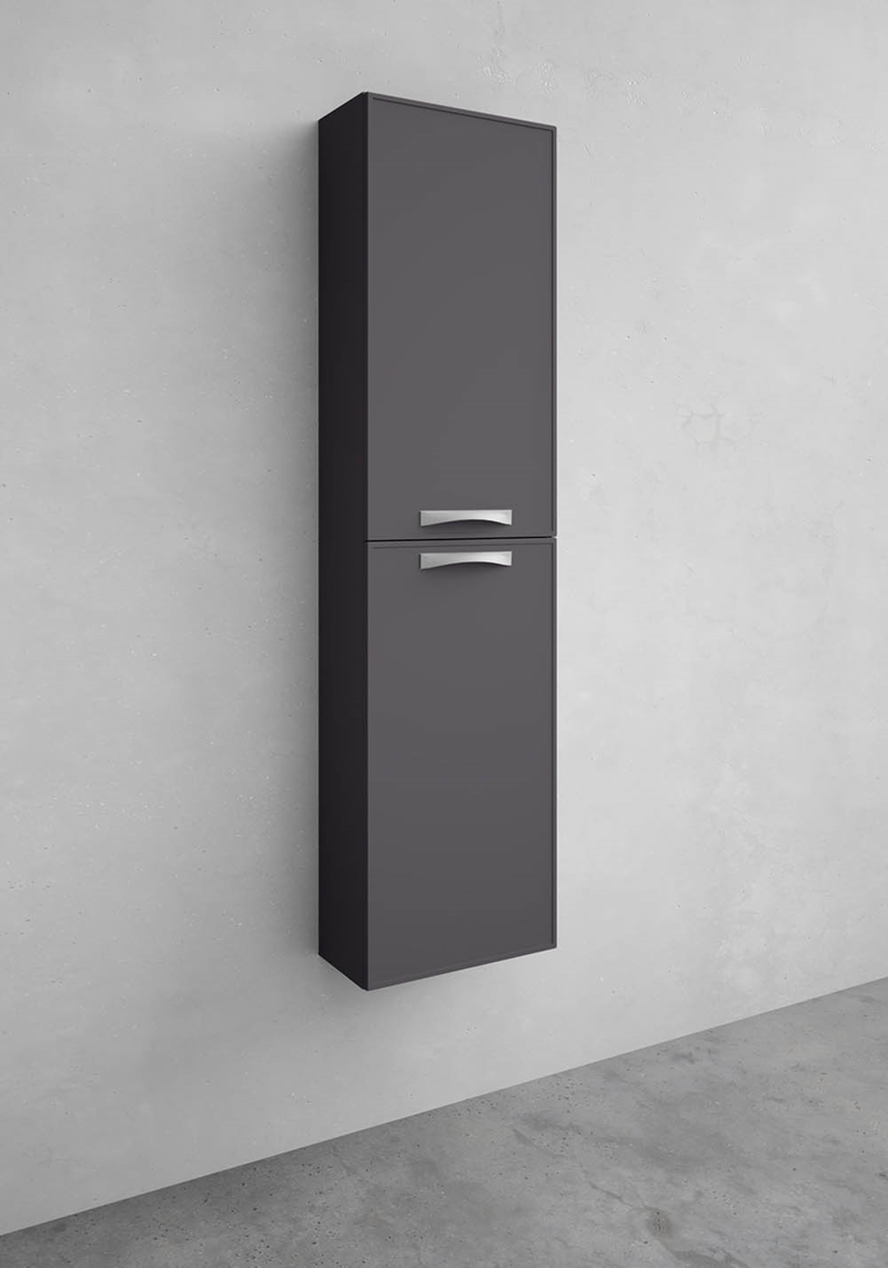 320151 Высокий Шкаф Flex Compact Vogue Antracit Noro  Антрацитовый Серый 