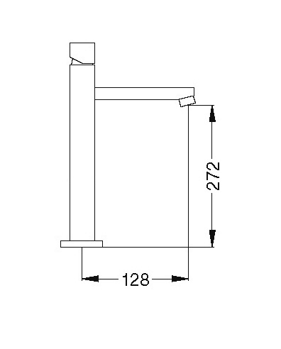 CM2518M111 Смеситель для раковины высокий Prime  Cubic Martí 1921 Marti 1921  - Вид №2