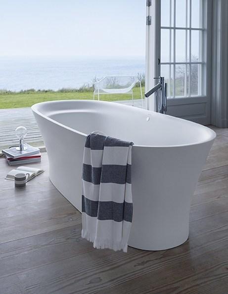 Duravit Отдельностоящая овальная ванна из дюрасолида Cape cod 700330 - Вид №3