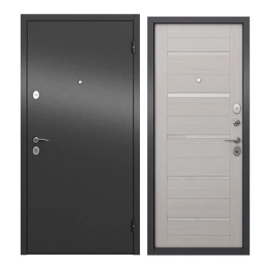 92016147 Входная дверь Unicorn Apartment X правый 205x96см цвет графит букле/ларче бьянко STLM-1549104