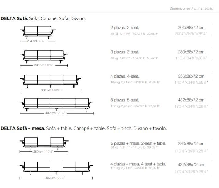 Модульный садовый диван Vondom ARCH-00056845 - Вид №8